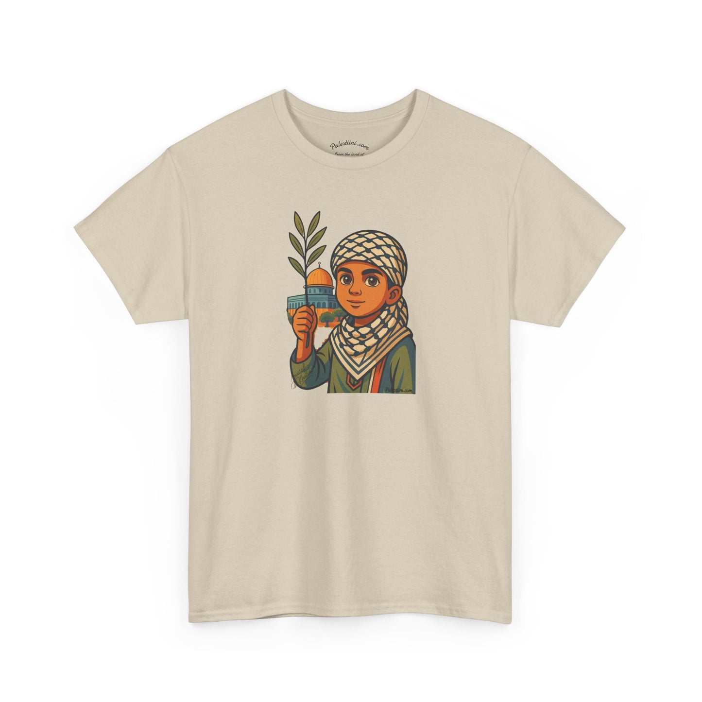 T-shirt Palestine - "Les Innocents de Jérusalem" - Impression Devant Transparent