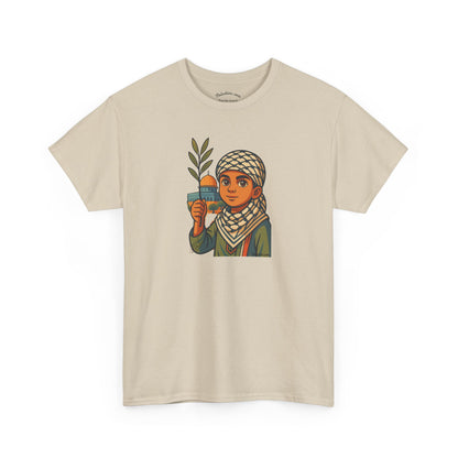 T-shirt Palestine - "Les Innocents de Jérusalem" - Impression Devant Transparent