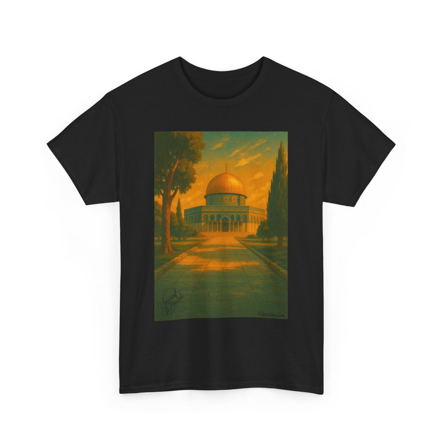 T-shirt Palestine - "Al-Quds Eternelle" - Impression Devant