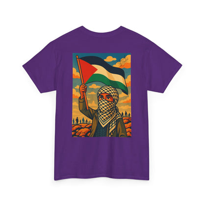 T-shirt Palestine - "Fier et Libre" - Impression Dos