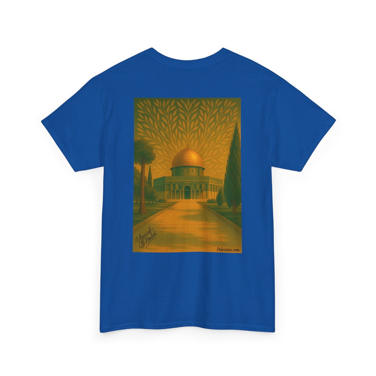 Palestine maillot - "Al-Aqsa, racine d’un peuple" - Impression Dos