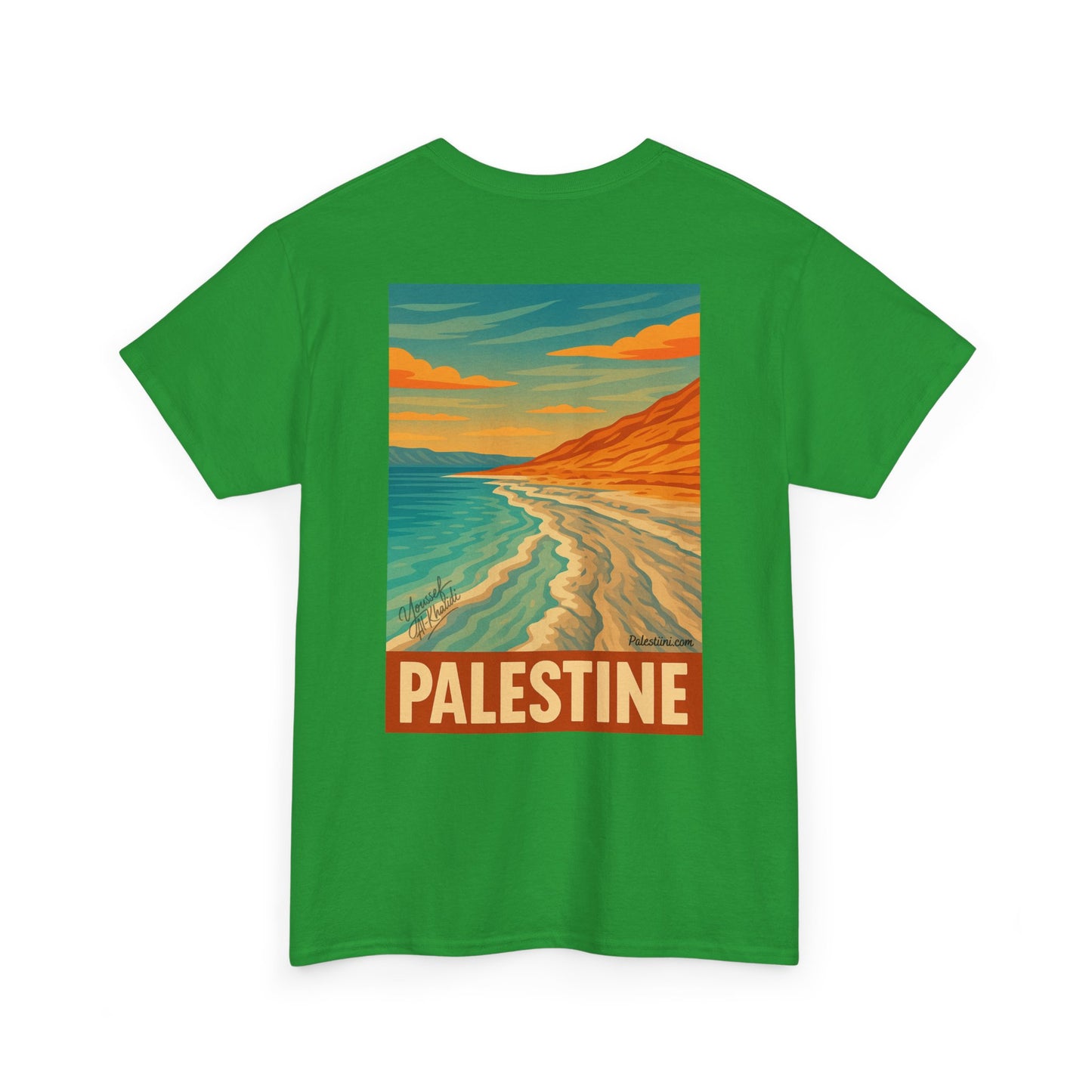 T-shirt Palestine - "Reflets de Palestine" - Impression Dos