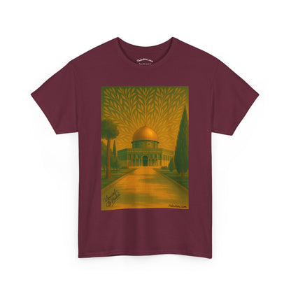 T-shirt Palestine - "Al-Aqsa, racine d’un peuple" - Impression Avant