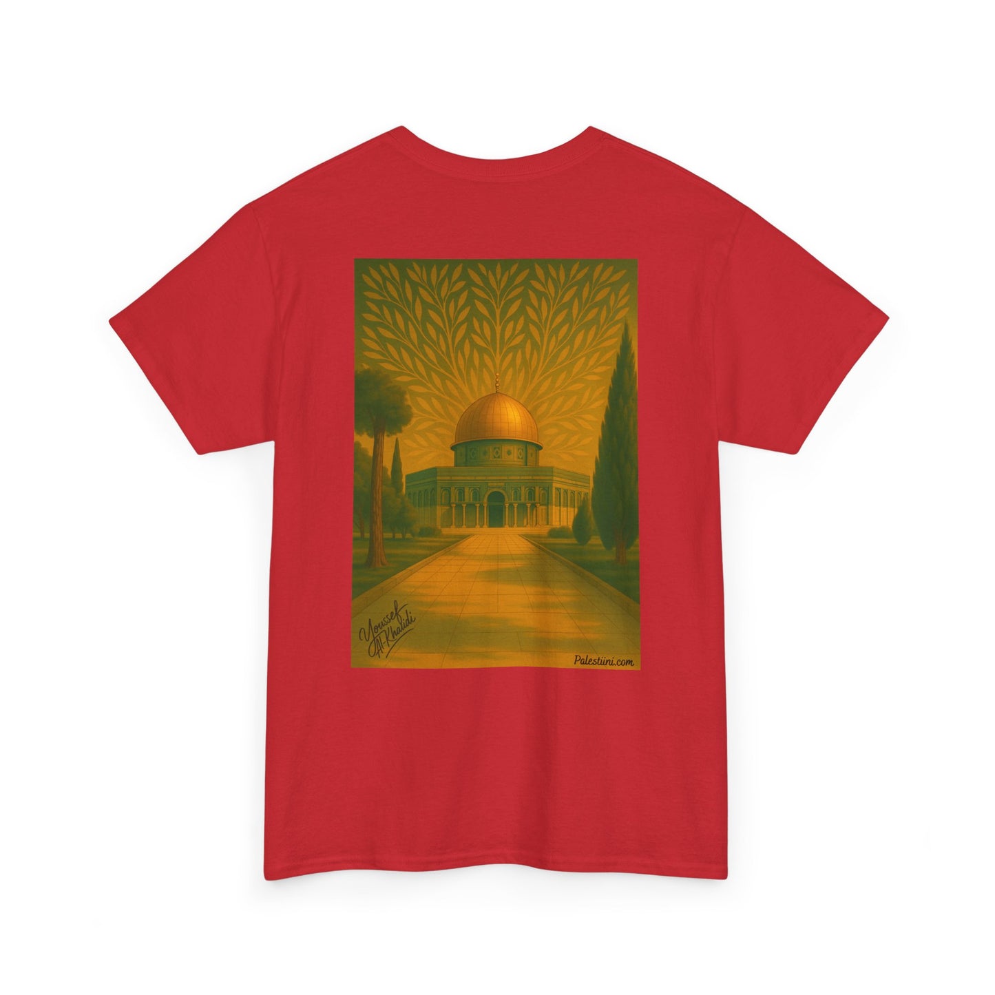 Palestine maillot - "Al-Aqsa, racine d’un peuple" - Impression Dos