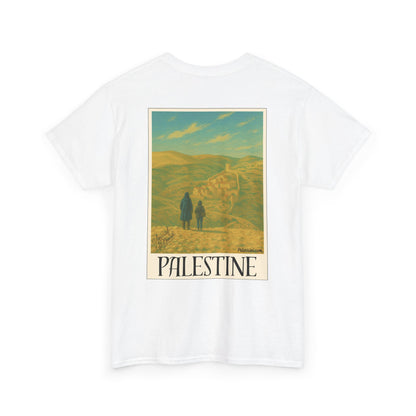 T-shirt Palestine homme - "Nos terres perdues" - Impression Dos