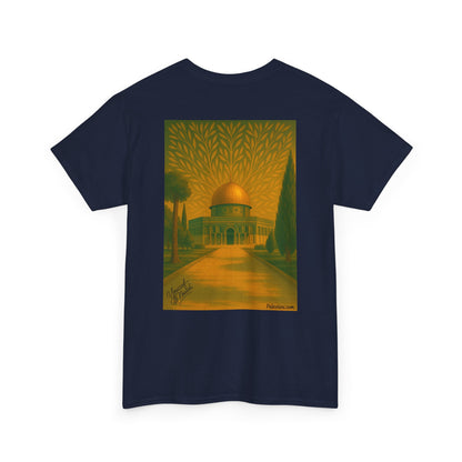 Palestine maillot - "Al-Aqsa, racine d’un peuple" - Impression Dos