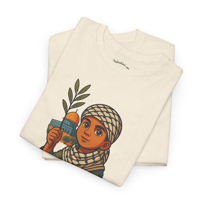 T-shirt Palestine - "Les Innocents de Jérusalem" - Impression Devant Transparent