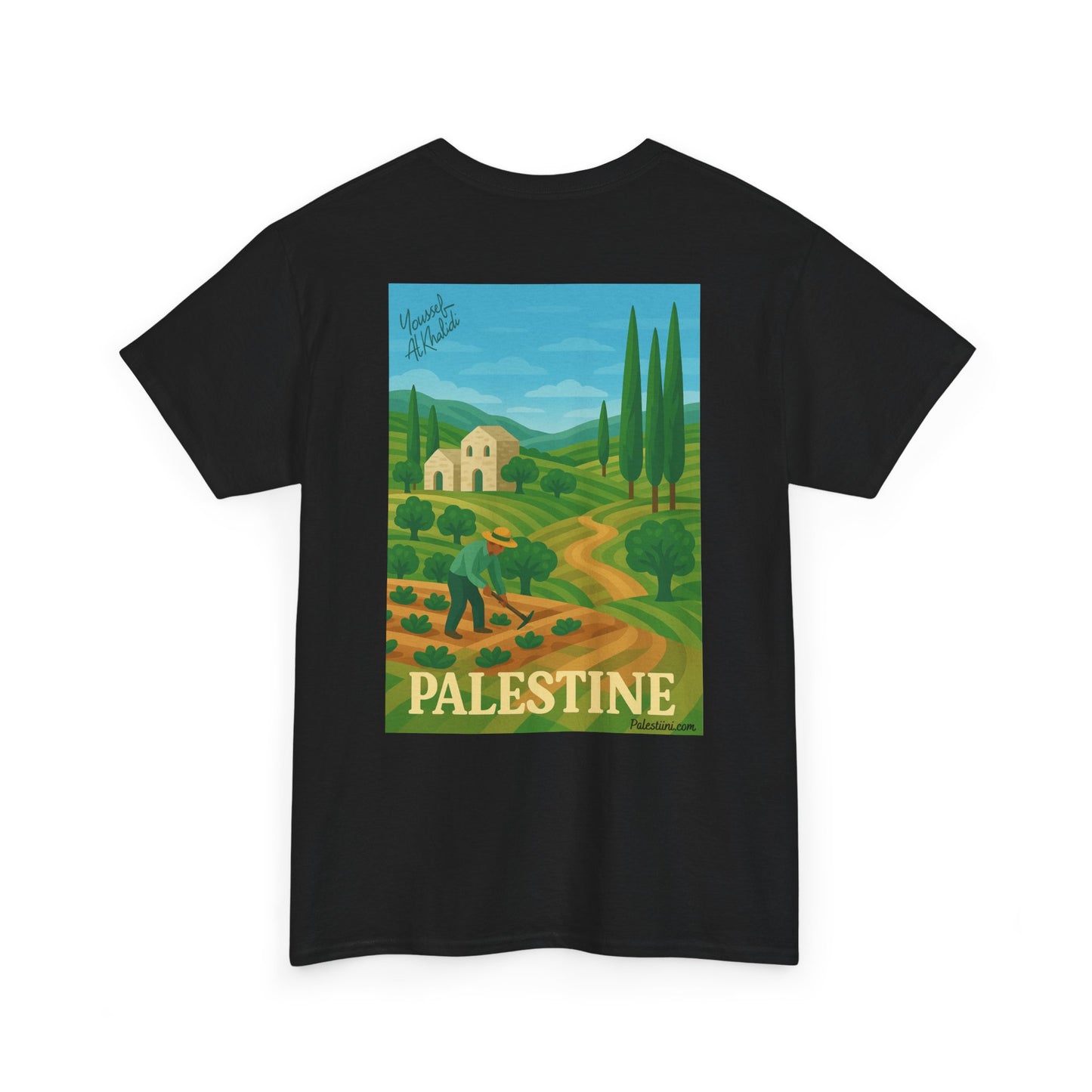 T-shirt Palestine - "Les Gardiens de la Terre" - Impression Dos