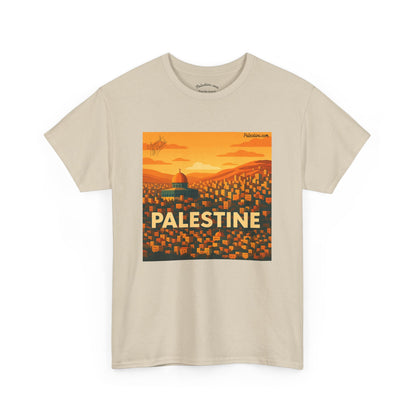 T-shirt Palestine femme - "Jérusalem" - Impression Devant