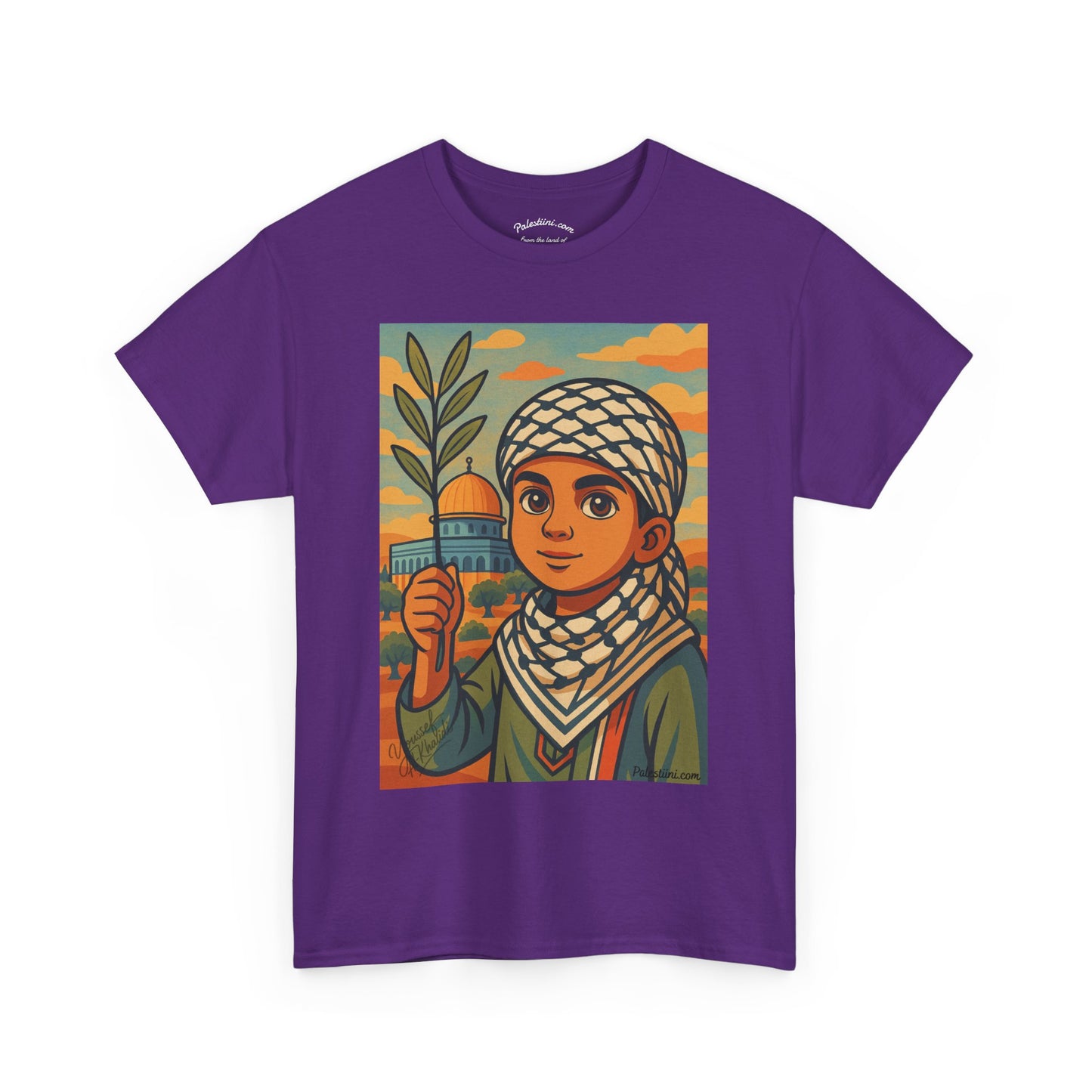 T-shirt Palestine - "Les Innocents de Jérusalem" - Impression Devant