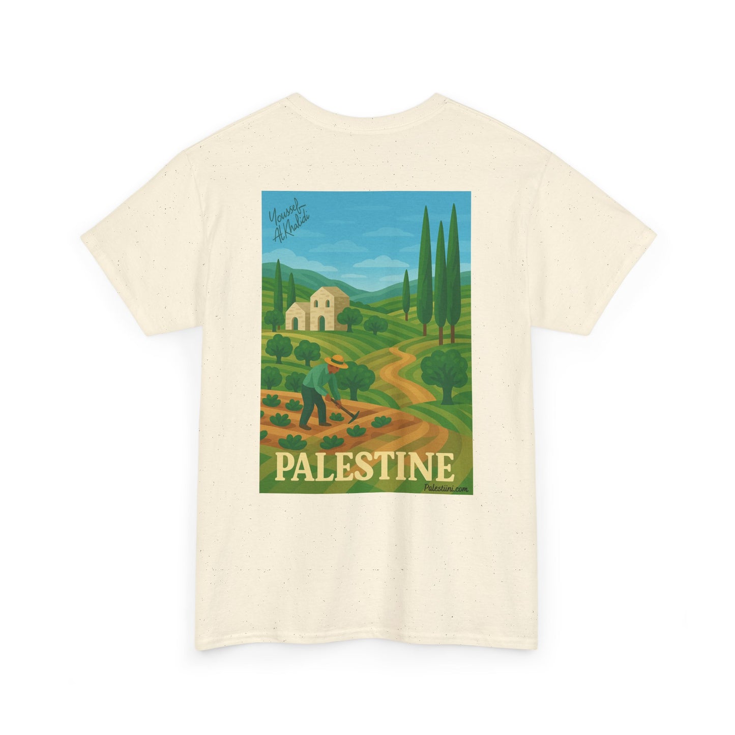 T-shirt Palestine - "Les Gardiens de la Terre" - Impression Dos