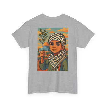 T-shirt Palestine - "Enfant de Palestine" - Impression Dos