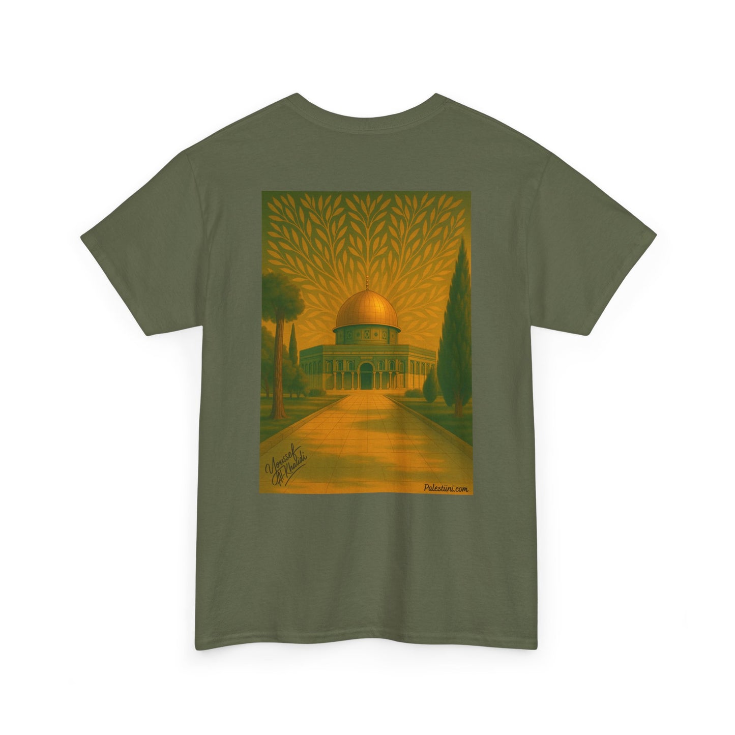 Palestine maillot - "Al-Aqsa, racine d’un peuple" - Impression Dos