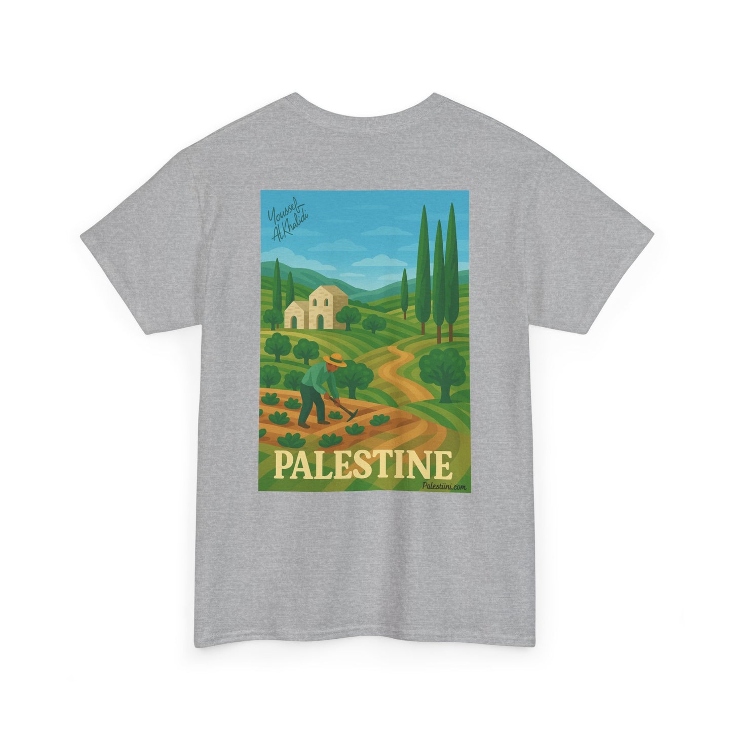 T-shirt Palestine - "Les Gardiens de la Terre" - Impression Dos