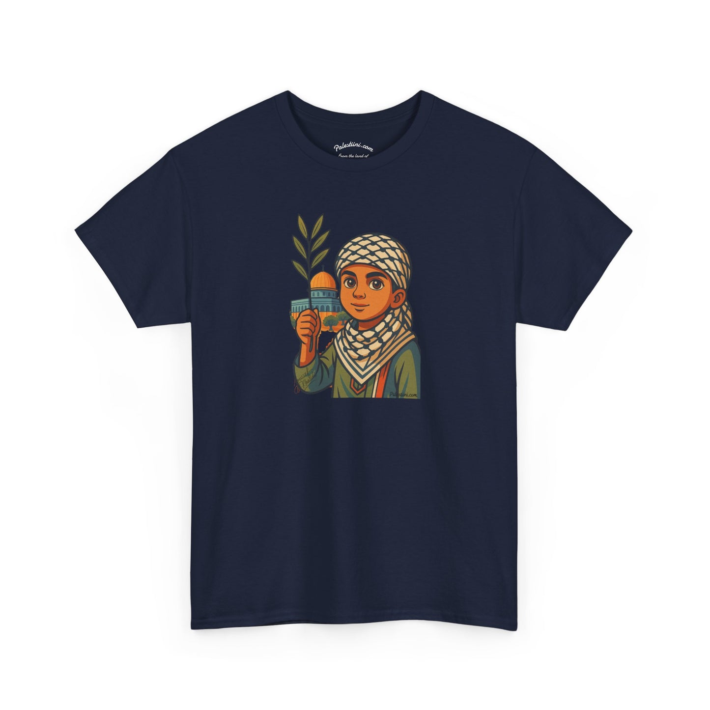 T-shirt Palestine - "Les Innocents de Jérusalem" - Impression Devant Transparent