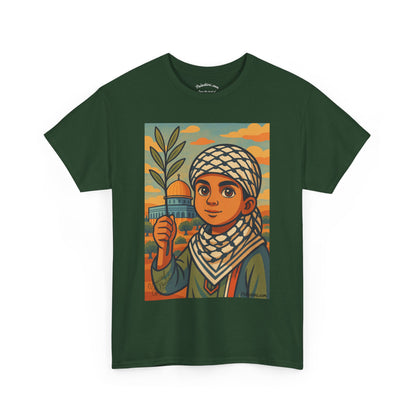 T-shirt Palestine - "Les Innocents de Jérusalem" - Impression Devant