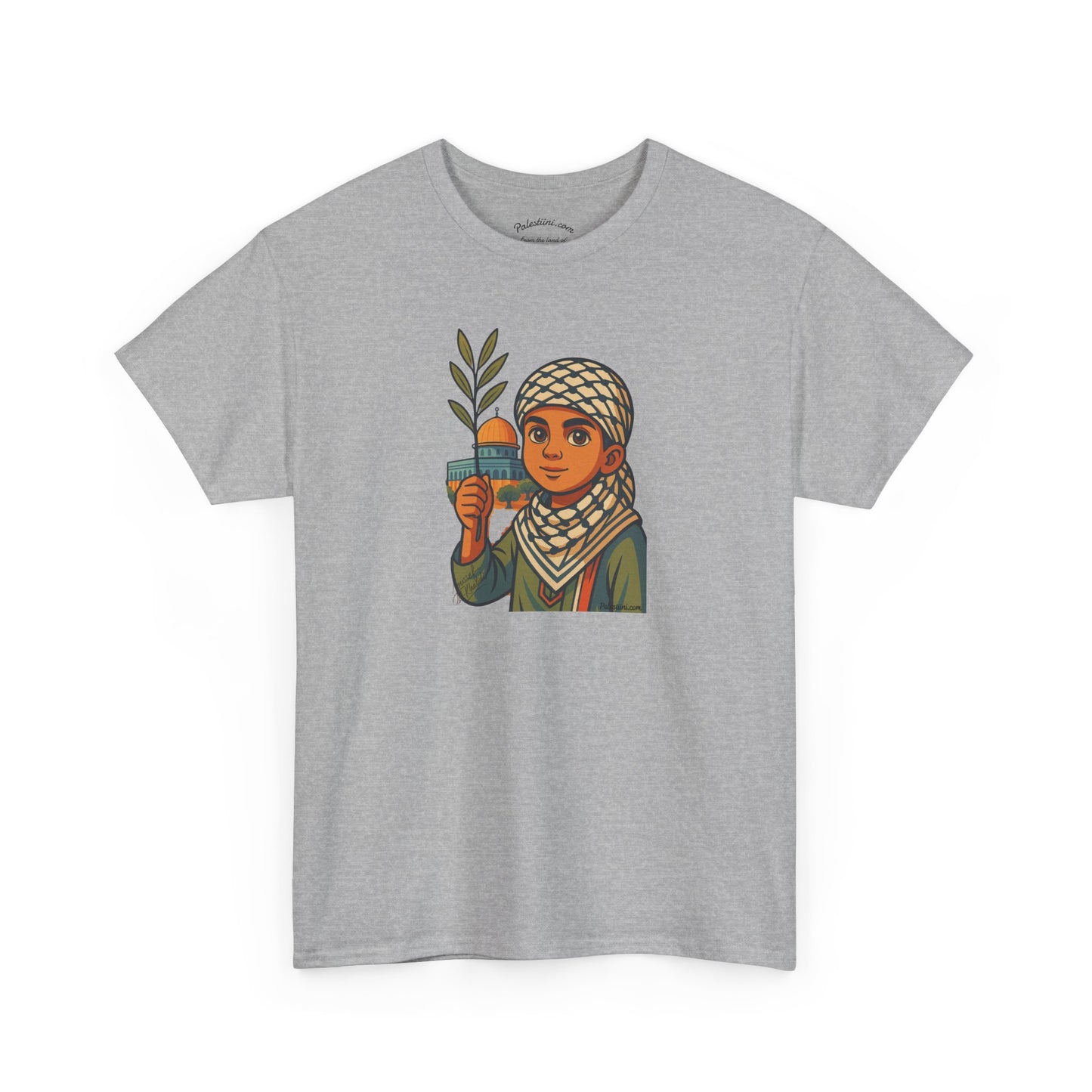 T-shirt Palestine - "Les Innocents de Jérusalem" - Impression Devant Transparent