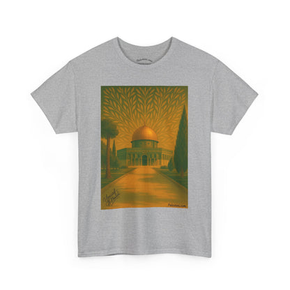 T-shirt Palestine - "Al-Aqsa, racine d’un peuple" - Impression Avant