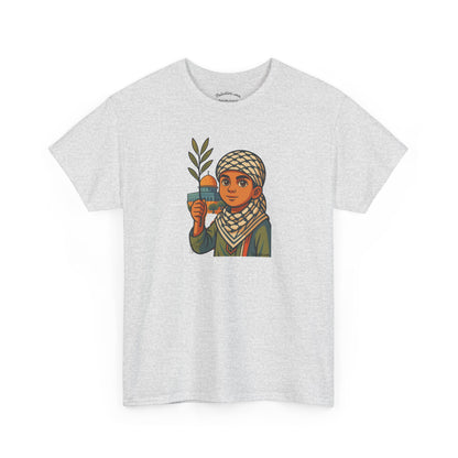 T-shirt Palestine - "Les Innocents de Jérusalem" - Impression Devant Transparent