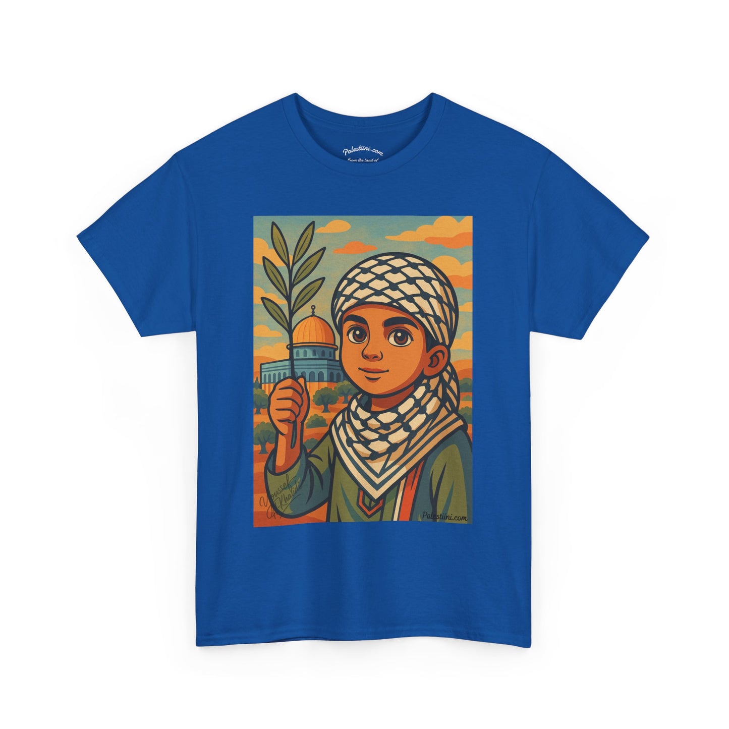 T-shirt Palestine - "Les Innocents de Jérusalem" - Impression Devant
