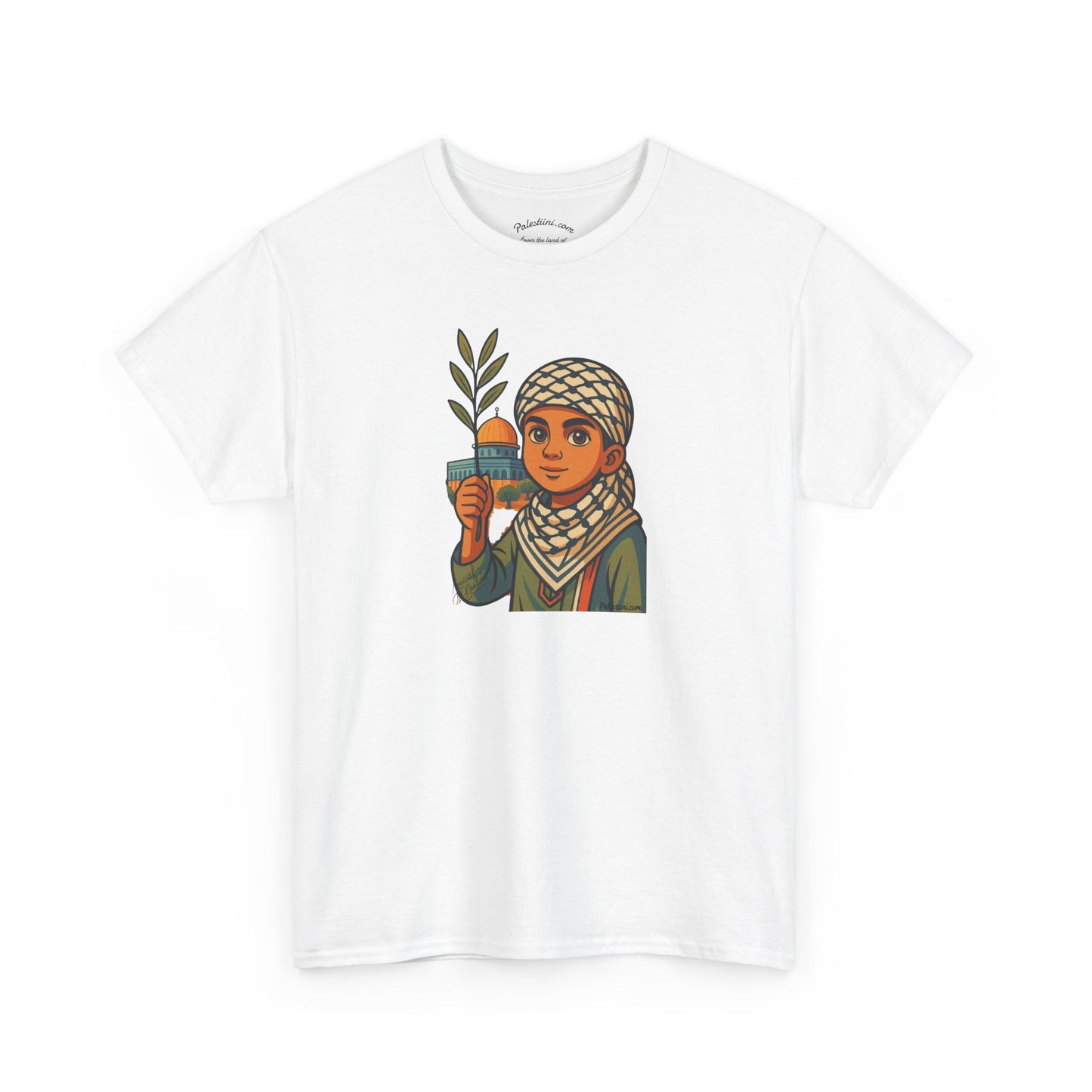 T-shirt Palestine - "Les Innocents de Jérusalem" - Impression Devant Transparent