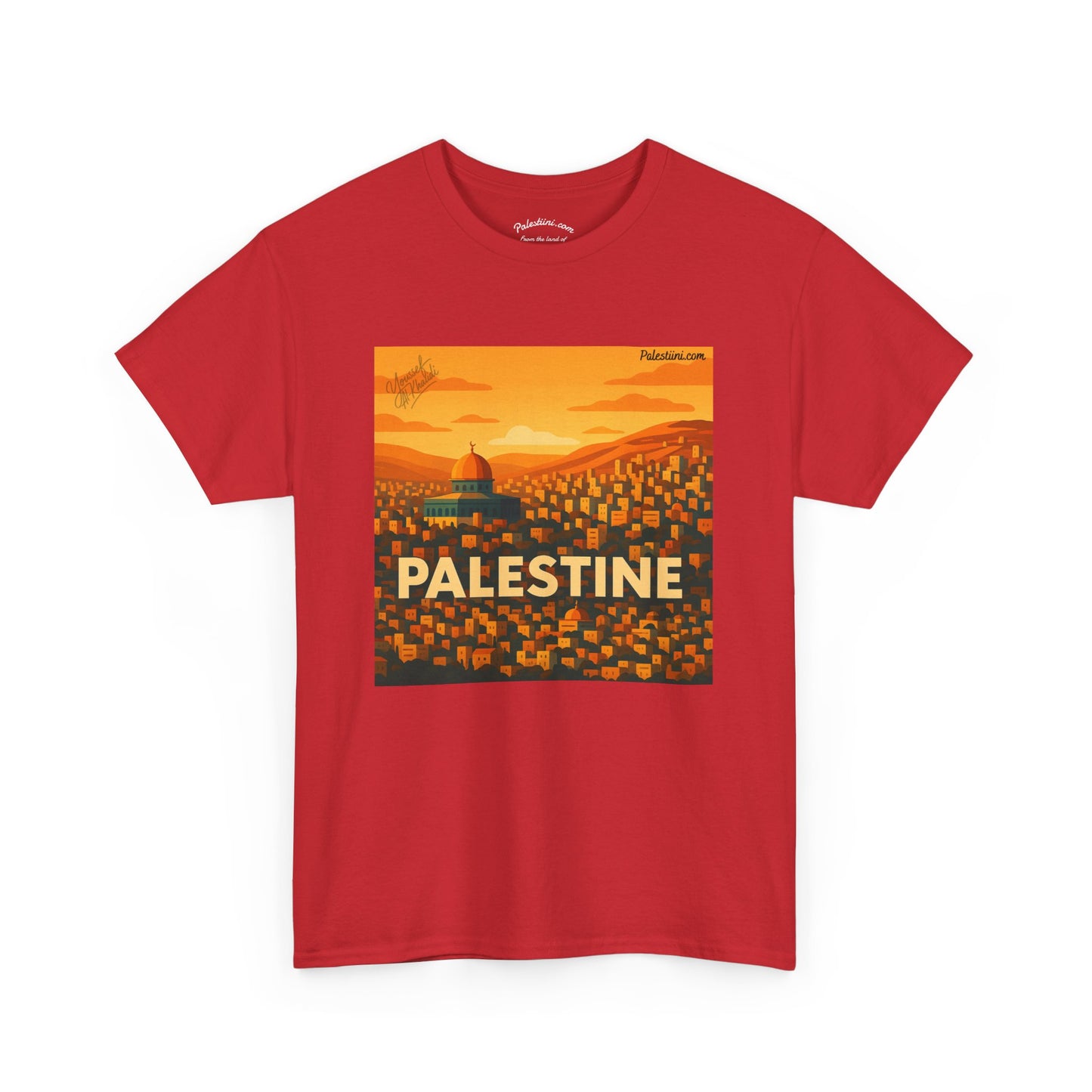 T-shirt Palestine femme - "Jérusalem" - Impression Devant
