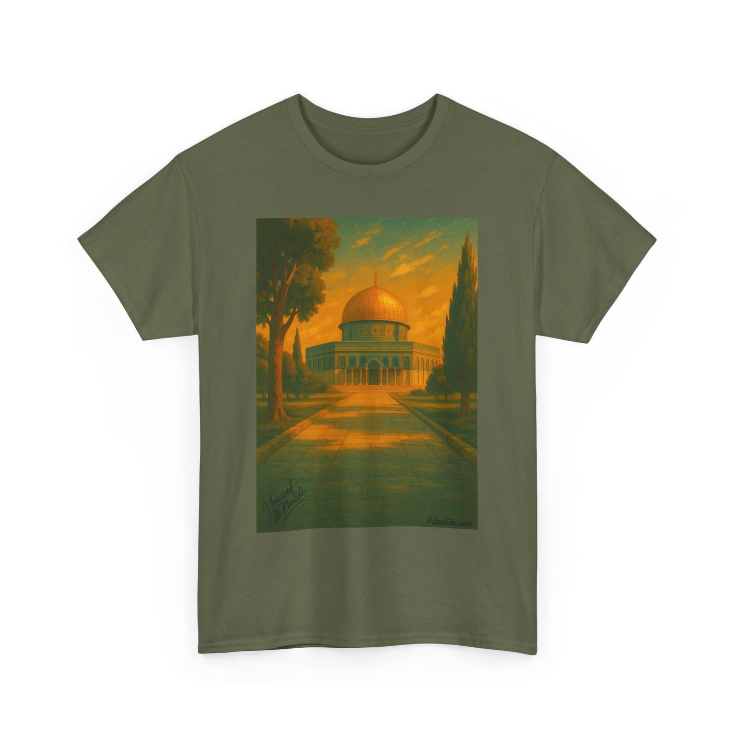 T-shirt Palestine - "Al-Quds Eternelle" - Impression Devant