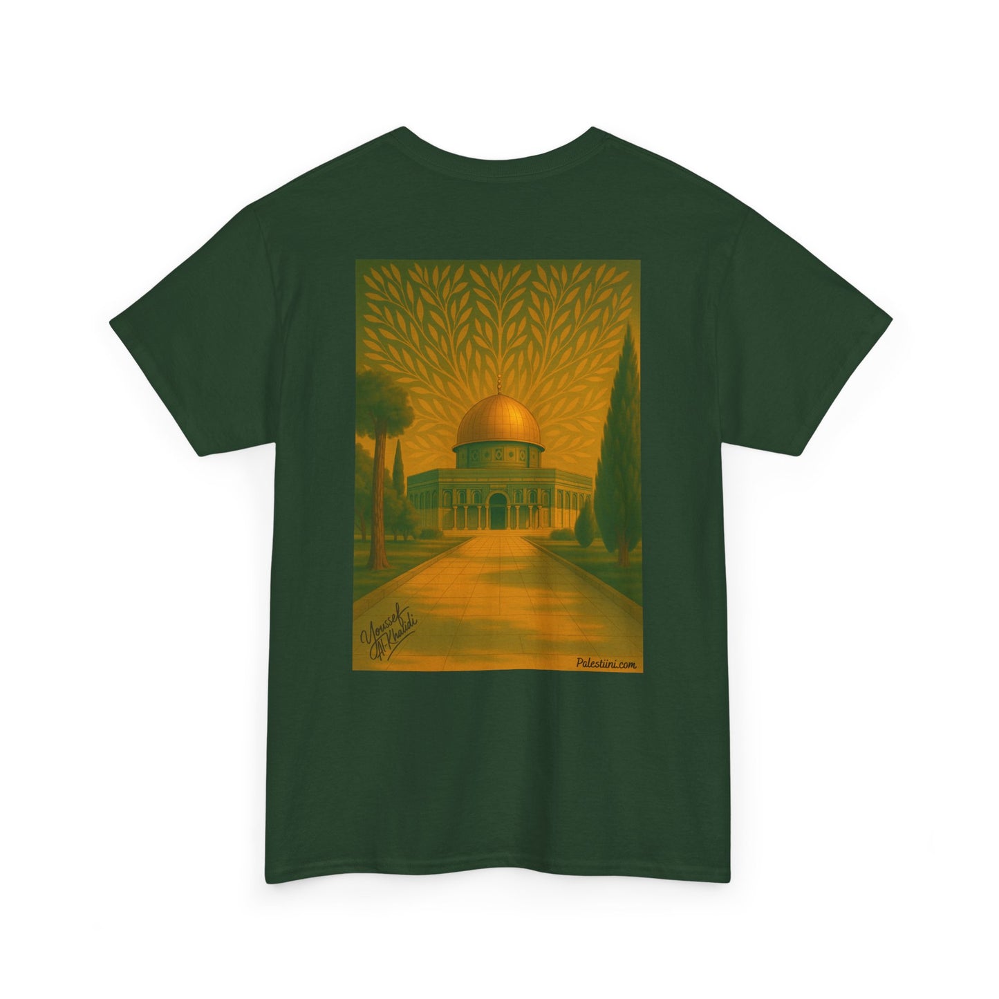 Palestine maillot - "Al-Aqsa, racine d’un peuple" - Impression Dos
