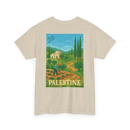 T-shirt Palestine - "Les Gardiens de la Terre" - Impression Dos