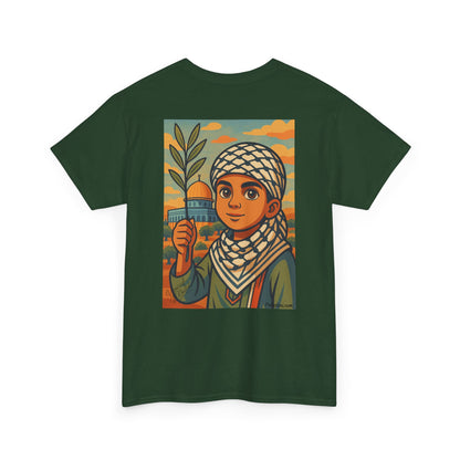 T-shirt Palestine - "Enfant de Palestine" - Impression Dos
