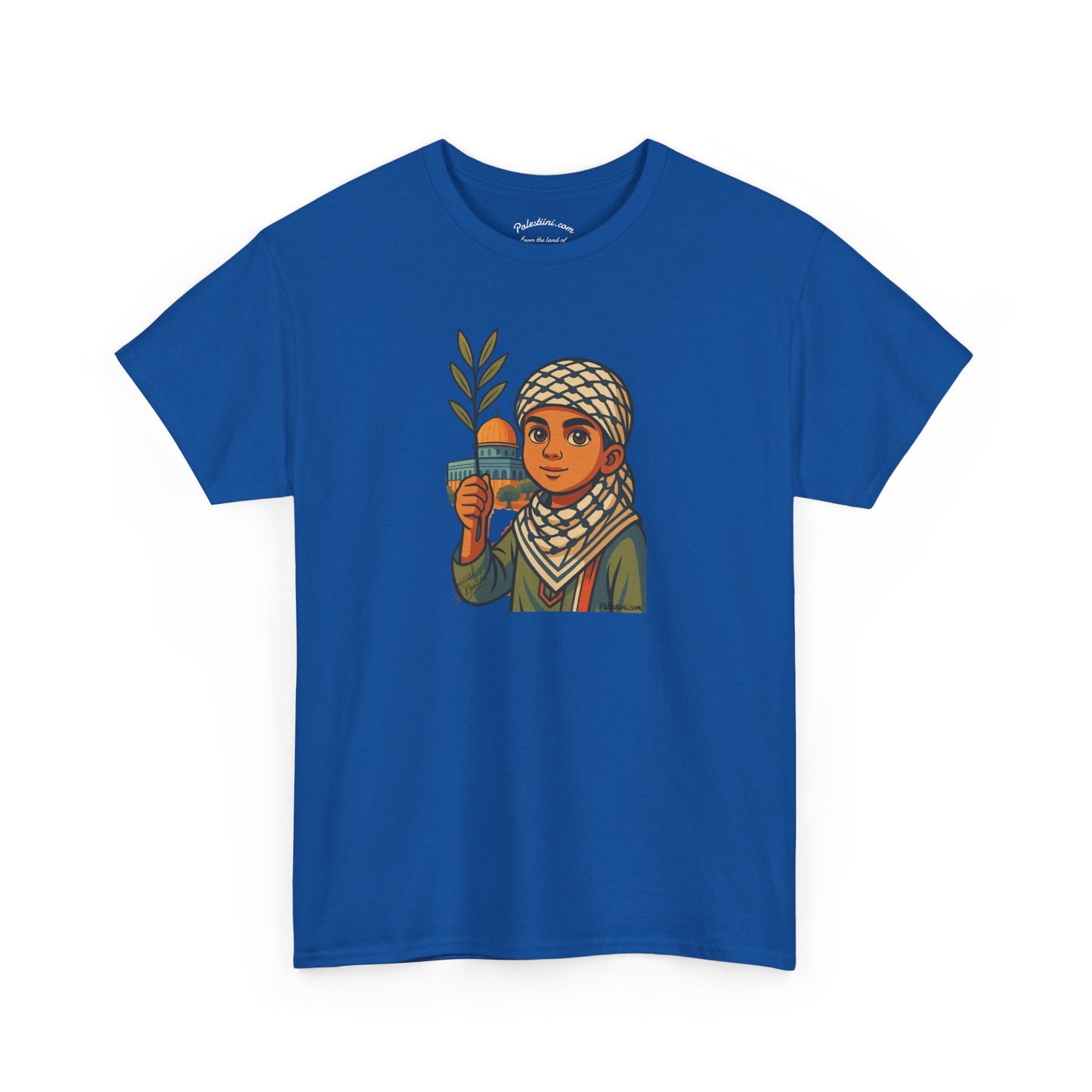 T-shirt Palestine - "Les Innocents de Jérusalem" - Impression Devant Transparent