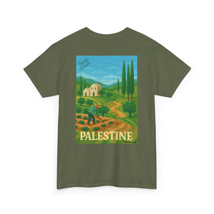 T-shirt Palestine - "Les Gardiens de la Terre" - Impression Dos