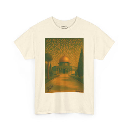 T-shirt Palestine - "Al-Aqsa, racine d’un peuple" - Impression Avant