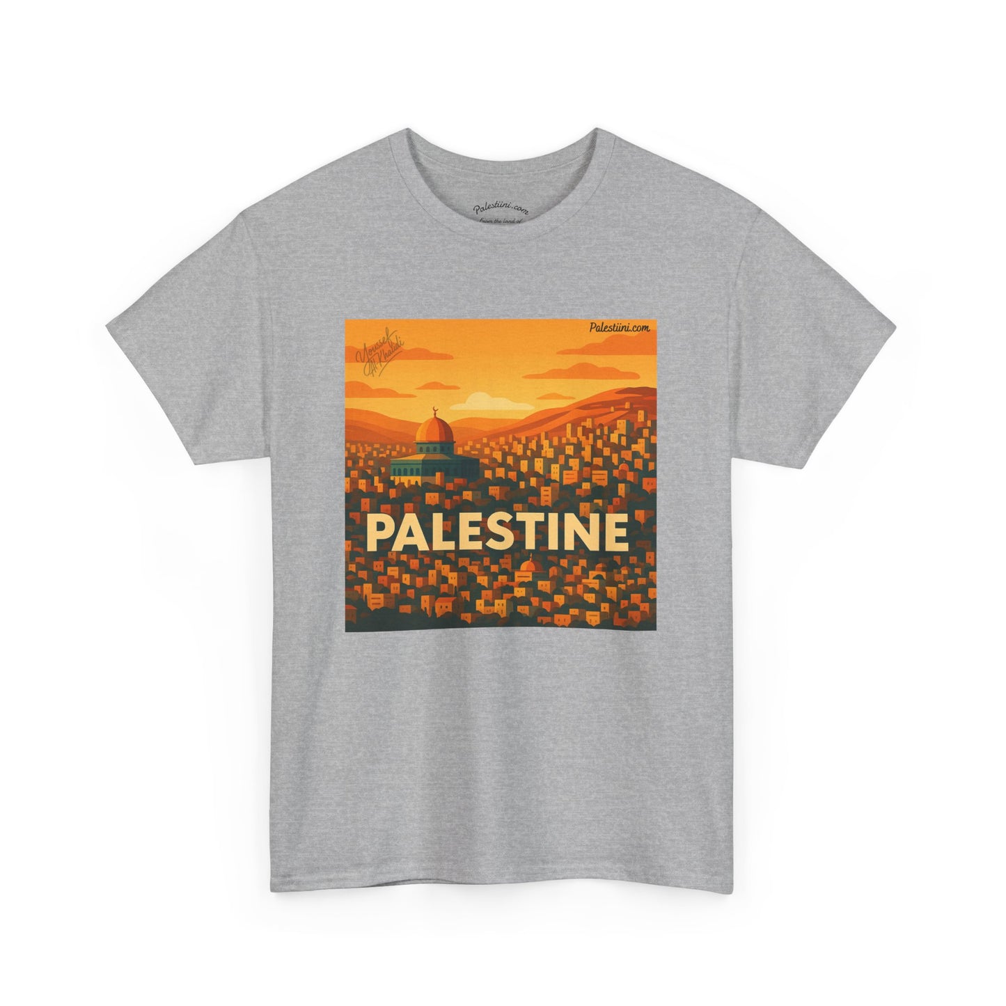 T-shirt Palestine femme - "Jérusalem" - Impression Devant