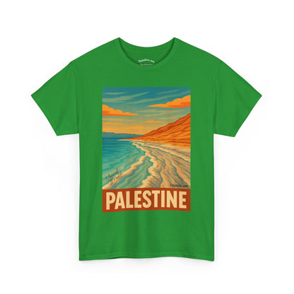 T-shirt Palestine - "Reflets de Palestine" - Impression Devant