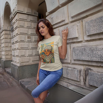 T-shirt Palestine - "Les Innocents de Jérusalem" - Impression Devant