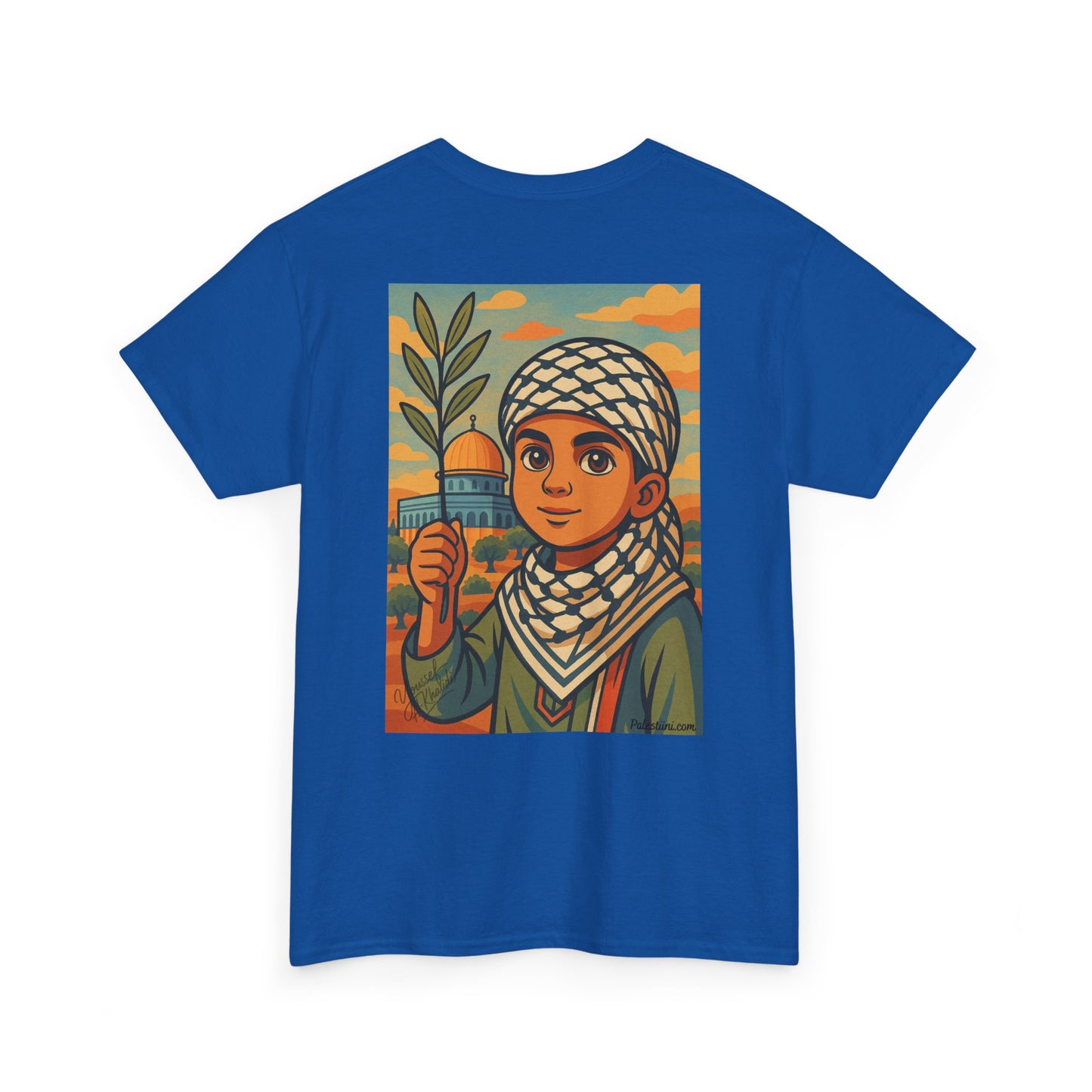 T-shirt Palestine - "Enfant de Palestine" - Impression Dos