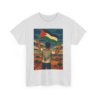 T-shirt Palestine - "Le Salut" - Impression Devant