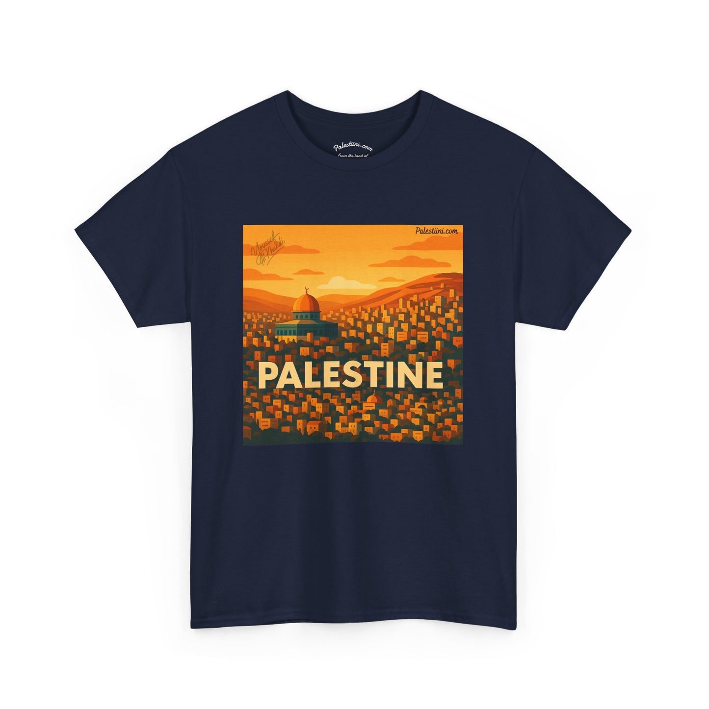 T-shirt Palestine femme - "Jérusalem" - Impression Devant