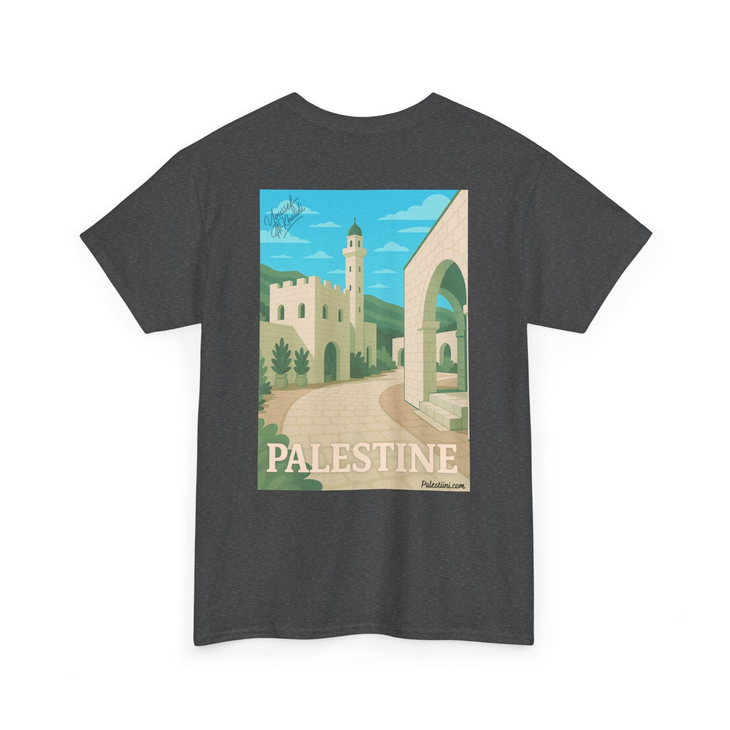 T-shirt Palestine - "Ruelle de Jerusalem" - Impression Dos
