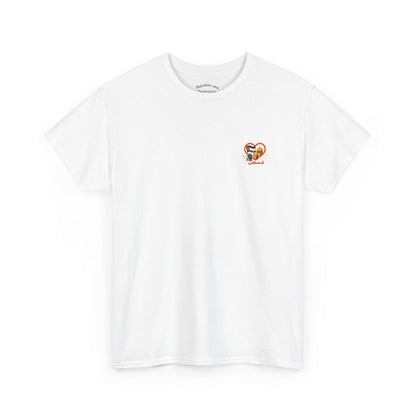 T-shirt Palestine - "Fi Qalbi Thawra" - Impression Coeur