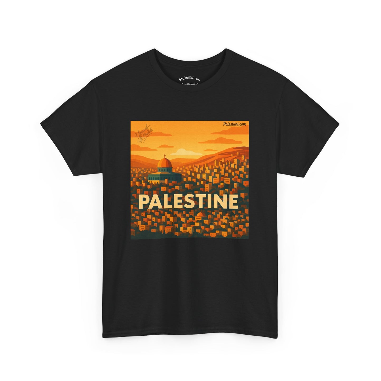 T-shirt Palestine femme - "Jérusalem" - Impression Devant