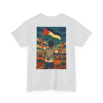 T-shirt Palestine - "Le Salut" - Impression Dos