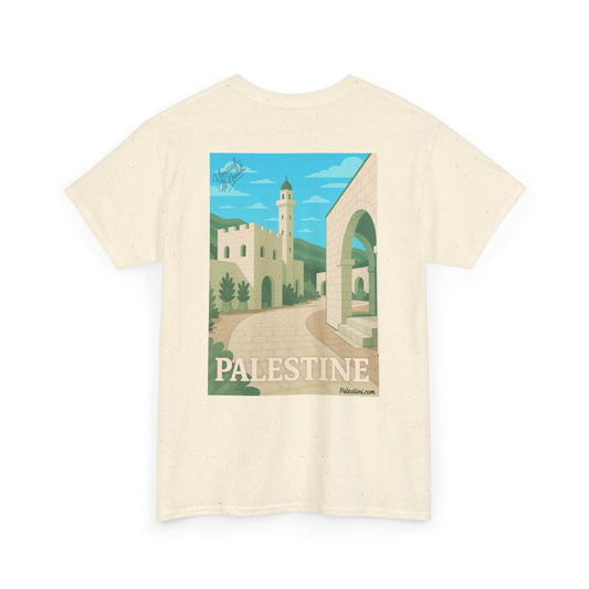 T-shirt Palestine - "Ruelle de Jerusalem" - Impression Dos