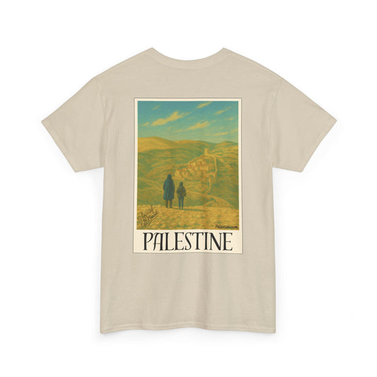 T-shirt Palestine homme - "Nos terres perdues" - Impression Dos