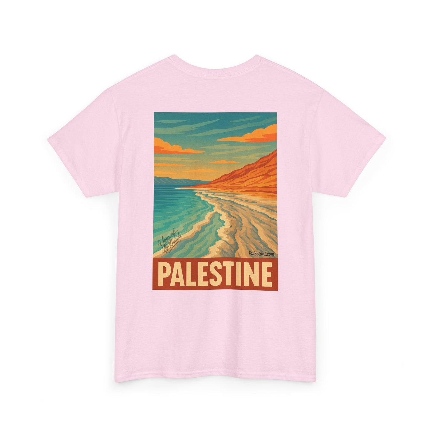 T-shirt Palestine - "Reflets de Palestine" - Impression Dos