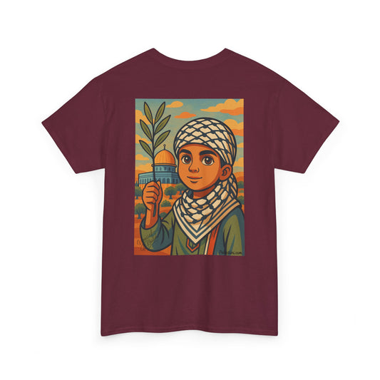 T-shirt Palestine - "Enfant de Palestine" - Impression Dos