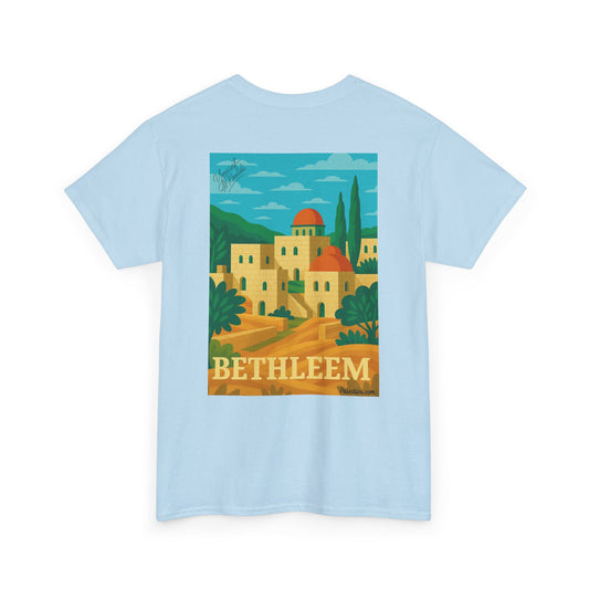 T-shirt Palestine - "Lumière de Bethléem" - Impression Dos