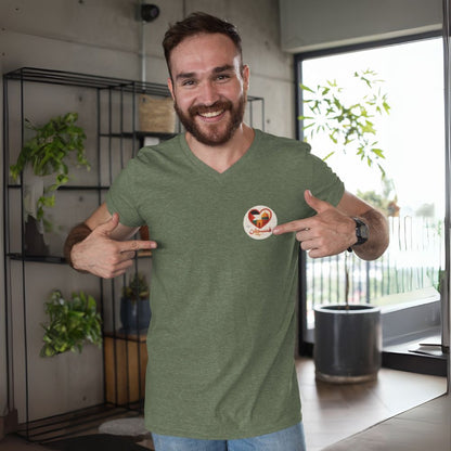 T-shirt Palestine - "Fi qalbi Filastine" - Impression Coeur