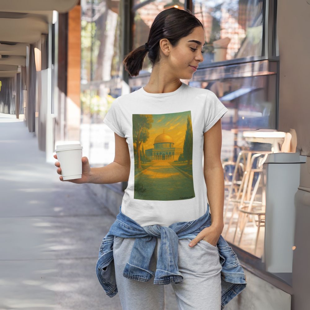 T-shirt Palestine - "Al-Quds Eternelle" - Impression Devant